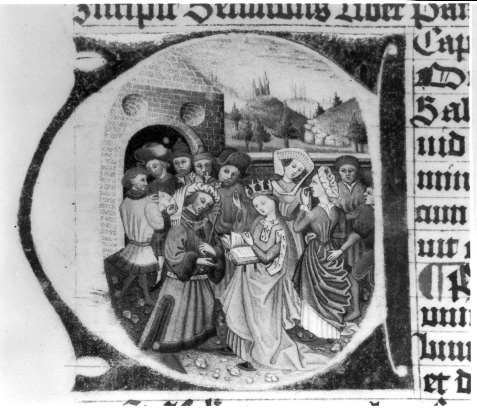 Illumination of Solomon and Sheba - Old Testament I LCCN2002723391