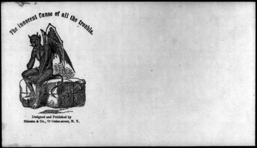 Illustrated Civil War Union Envelopes)- The...cause...of trouble LCCN2005697079