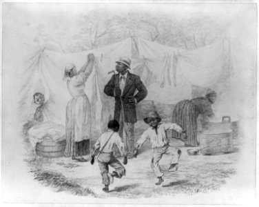 Illustrations of Negro life in Washington, D.C.- Monday morning, or the tender passion LCCN2002706211