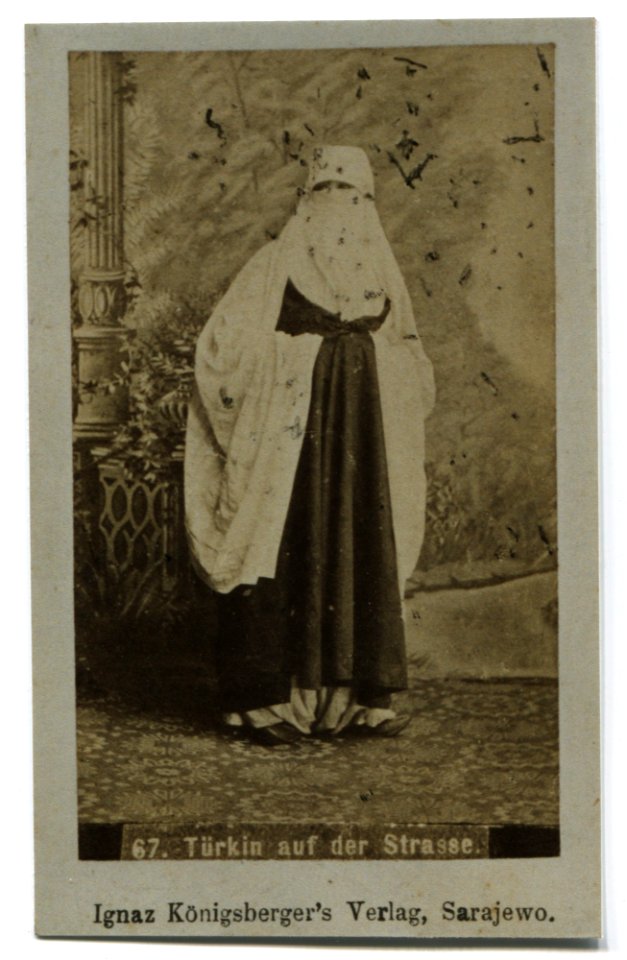 Ignaz Konigsberger's Verlag, Sarajewo - 67. Türkin auf der Strasse