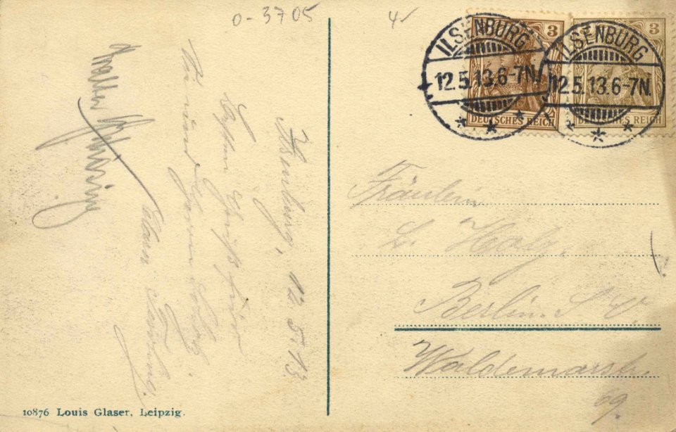 Ilsenburg (Harz), Sachsen-Anhalt - Schloss (back) (Zeno Ansichtskarten)