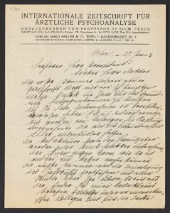 Image 6 of Sigmund Freud Papers- General Correspondence, 1871-1996; Jung, C. G.; From Freud; Originals; 1913