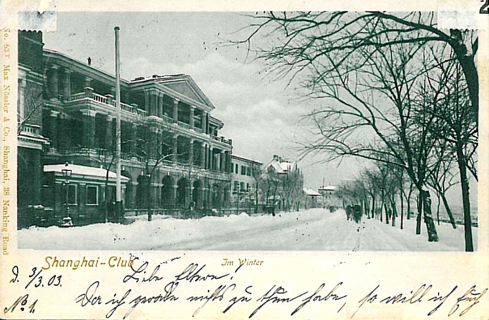 Im Winter Shanghai Club 1903