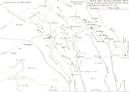 Image from page 34 of Travels of a consular officer in eastern Tibet - together with a history of the relations between China, Tibet and India (1922)
