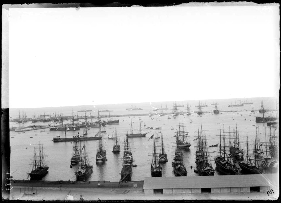 Imatge del port de Barcelona (AFCEC VINTRO D 2583)