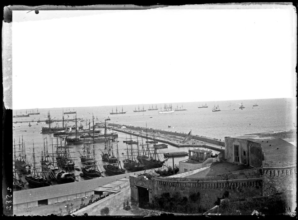 Imatge del port de Barcelona (AFCEC VINTRO D 2582)