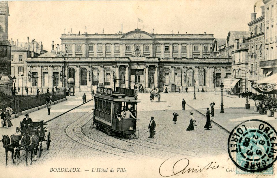 ILLISIBLE - BORDEAUX - L'HOTEL DE VILLE