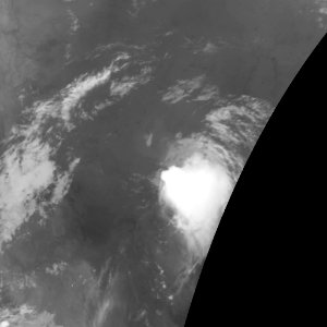 Imelda Geostationary VIS-IR 2019