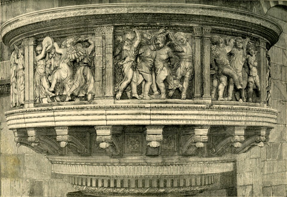 Il pulpito esterno della cattedrale di Prato