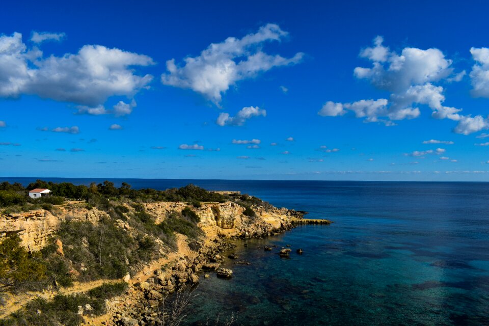Sea cliff coast