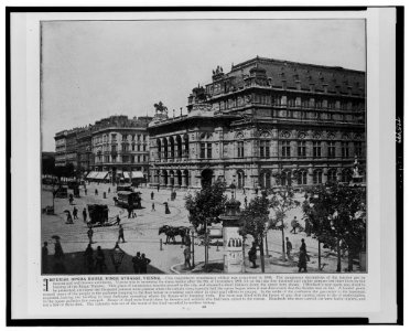 Imperial Opera house, Ringe-Strasse, Vienna LCCN00651474 photo