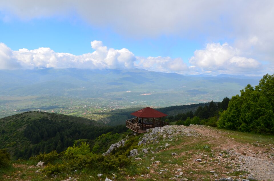 Landscape sky vodno mountain