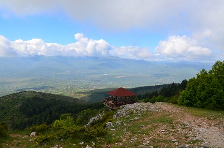 Landscape sky vodno mountain