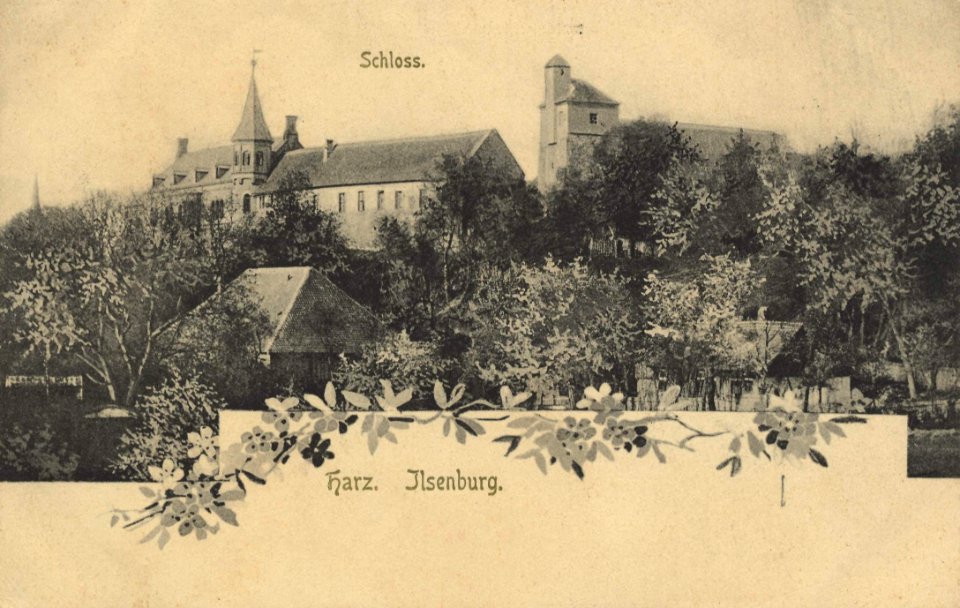 Ilsenburg (Harz), Sachsen-Anhalt - Schloss (2) (Zeno Ansichtskarten)