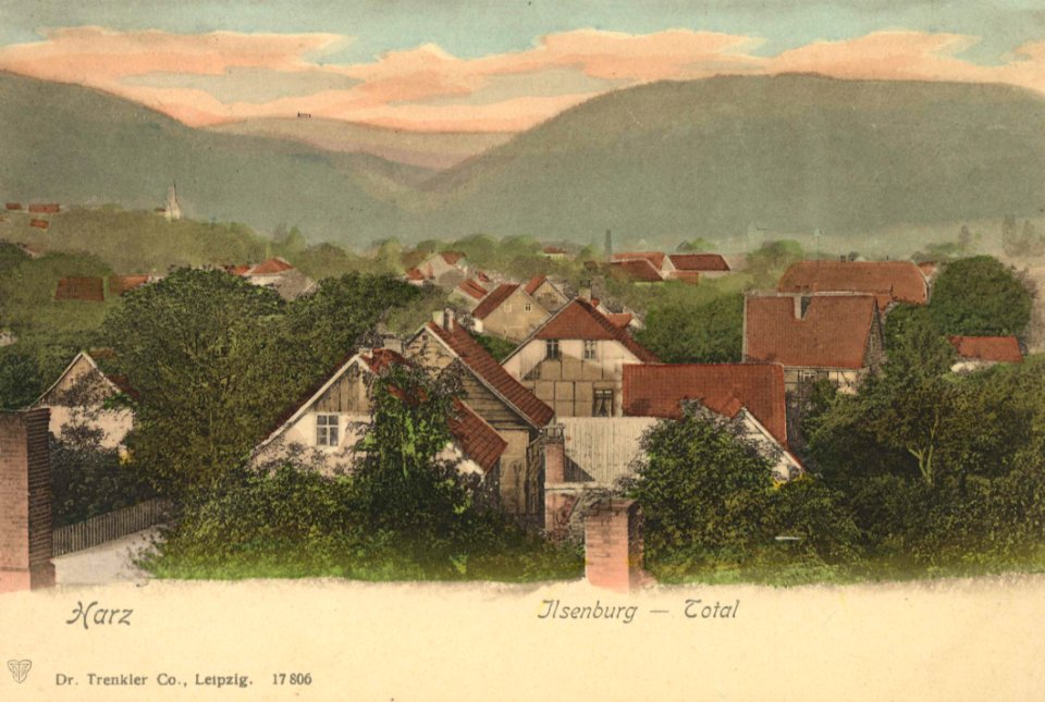 Ilsenburg (Harz), Sachsen-Anhalt - Stadtansicht (3) (Zeno Ansichtskarten)