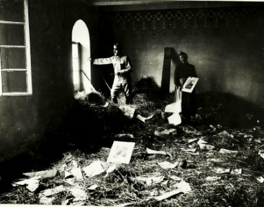 Im verwüsteten Hegerhaus nördlich Limanowa. (BildID 15593519)