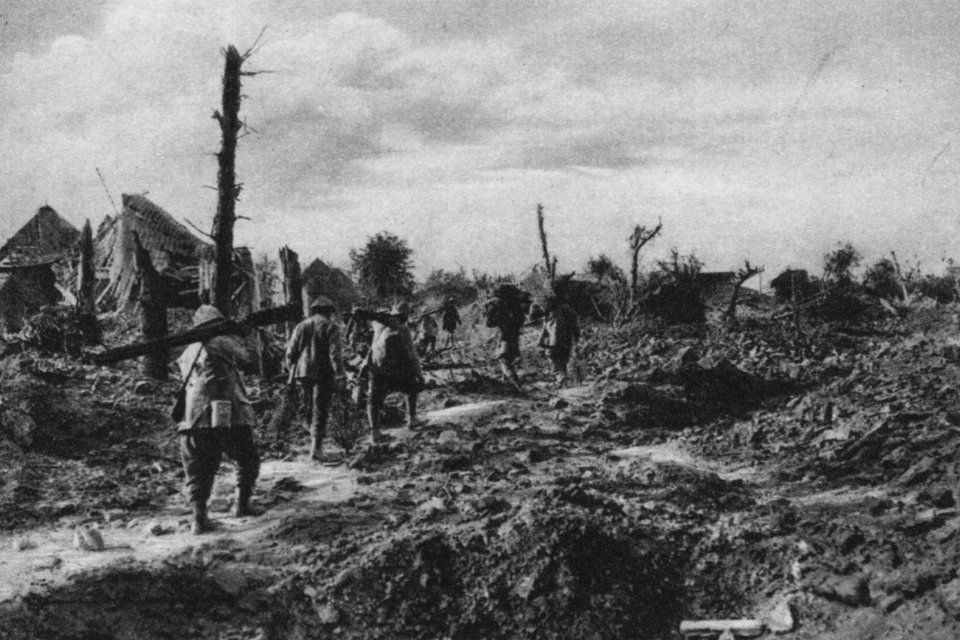 Im zertrommelten Dompierre (Somme)