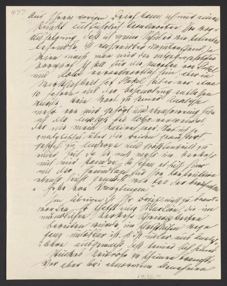 Image 3 of Sigmund Freud Papers- General Correspondence, 1871-1996; Jung, C. G.; From Freud; Originals; 1913