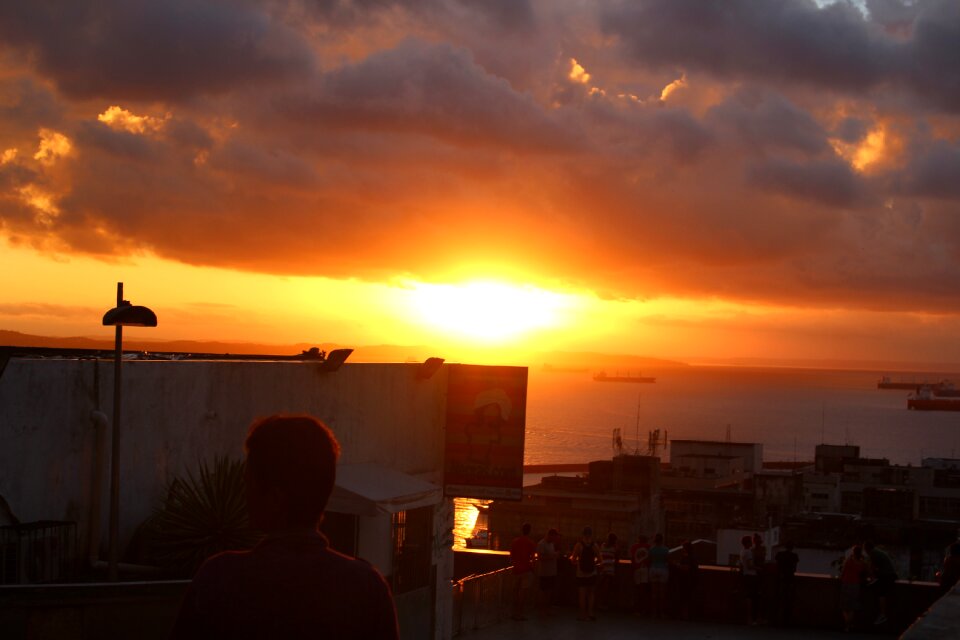 Eventide sky landscape