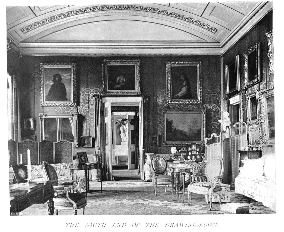 In English Homes Vol 1 Bowood Wiltshire the south end of the drawing room 31295001575223 0402