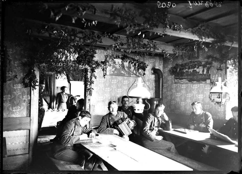 In der Soldatenstube von Bourrignon - CH-BAR - 3241051