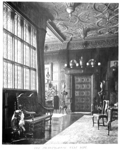 In English Homes Vol 1 Bramall Hall Cheshire the drawing room west side 31295001575223 0269
