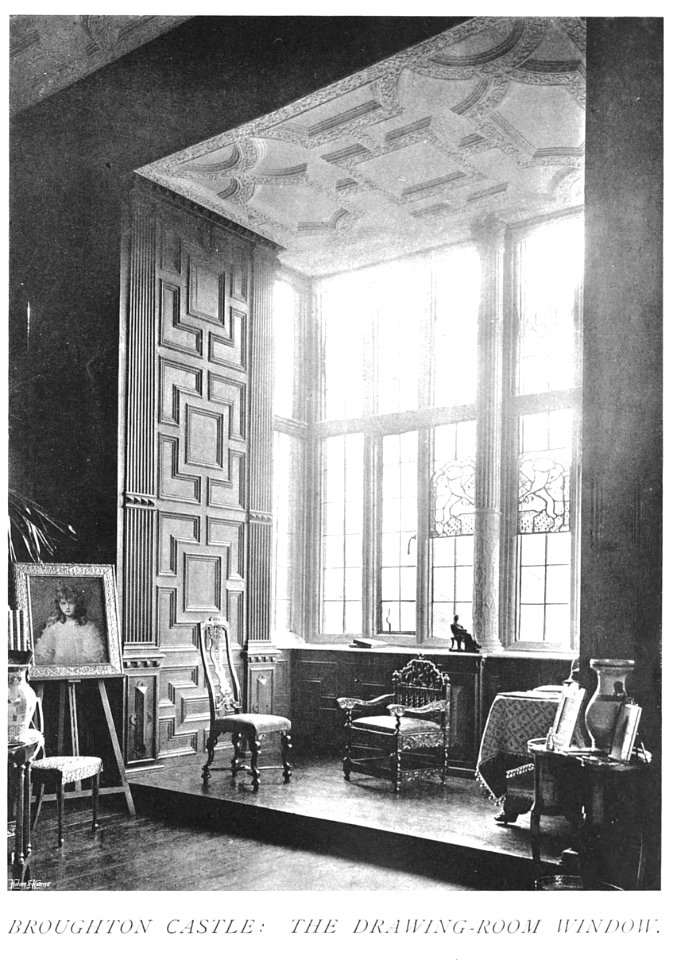 In English Homes Vol 1 Broughton Castle the drawing room window 31295001575223 0018