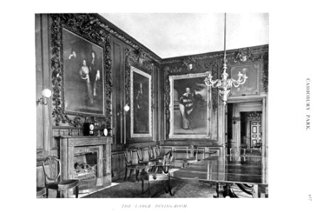 In English Homes Vol 1 Cassiobury Park Hertfordshire the large dining room 31295001575223 0417