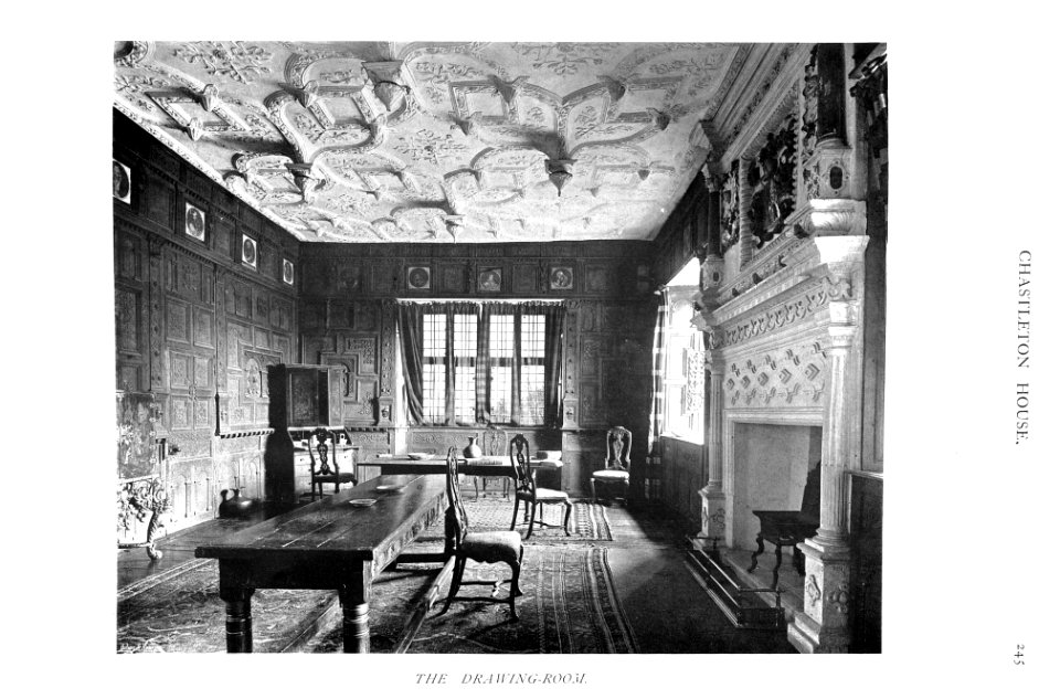 In English Homes Vol 1 Chastleton House Oxfordshire the drawing room 31295001575223 0263