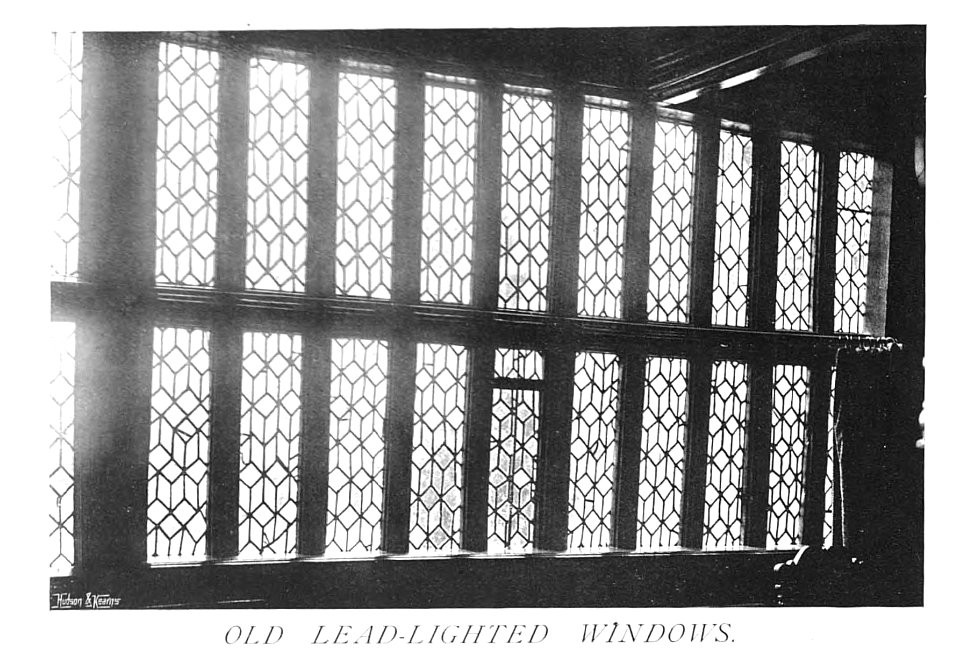 In English Homes Vol 1 Bramall Hall Cheshire old lead-lighted windows 31295001575223 0270