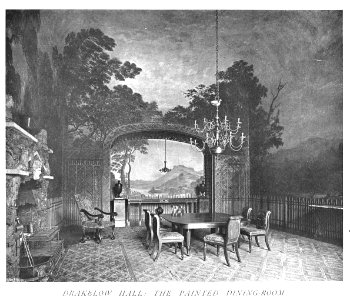 In English Homes Vol 1 Drakelow Hall the painted dining room 31295001575223 0025