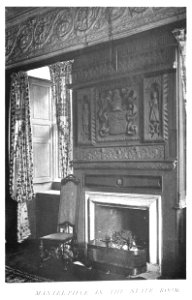 In English Homes Vol 1 Chastleton House Oxfordshire mantel piece in the state room 31295001575223 0261
