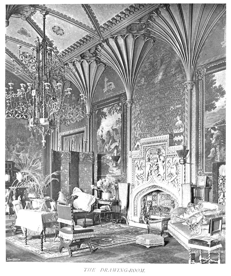 In English Homes Vol 1 Eastnor Castle Herefordshire the drawing room 31295001575223 0339