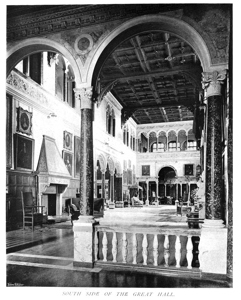 In English Homes Vol 1 Hewell Grange Worcestershire south side of the great hall 31295001575223 0325