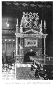 In English Homes Vol 1 Crewe Hall Cheshire chimney piece in the reception room 31295001575223 0414