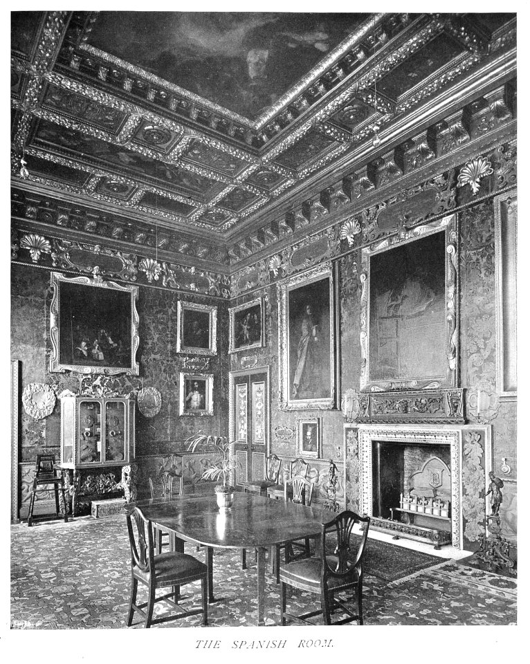 In English Homes Vol 1 Kingston Lacy Dorset the spanish room 31295001575223 0357