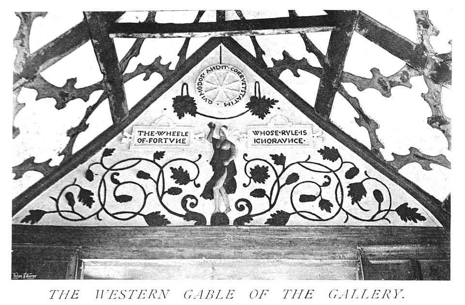 In English Homes Vol 1 Little Moreton Hall Cheshire the western gable of the gallery 31295001575223 0290