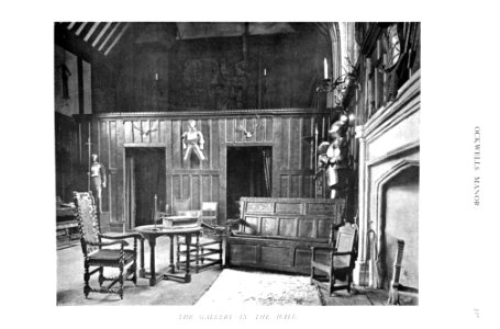 In English Homes Vol 1 Ockwells Manor Berkshire the gallery in the hall 31295001575223 0351