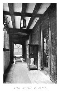 In English Homes Vol 1 Ockwells Manor Berkshire the south passage 31295001575223 0352