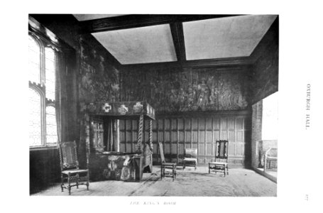 In English Homes Vol 1 Oxburgh Hall Norfolk the King's room 31295001575223 0295