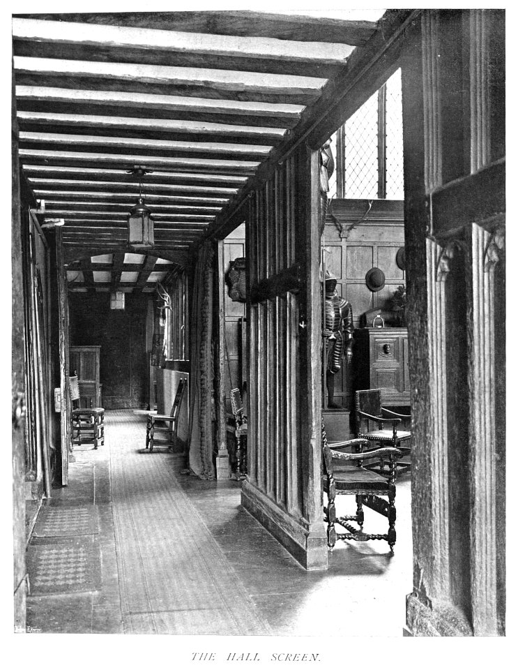 In English Homes Vol 1 Ockwells Manor Berkshire the hall screen 31295001575223 0350