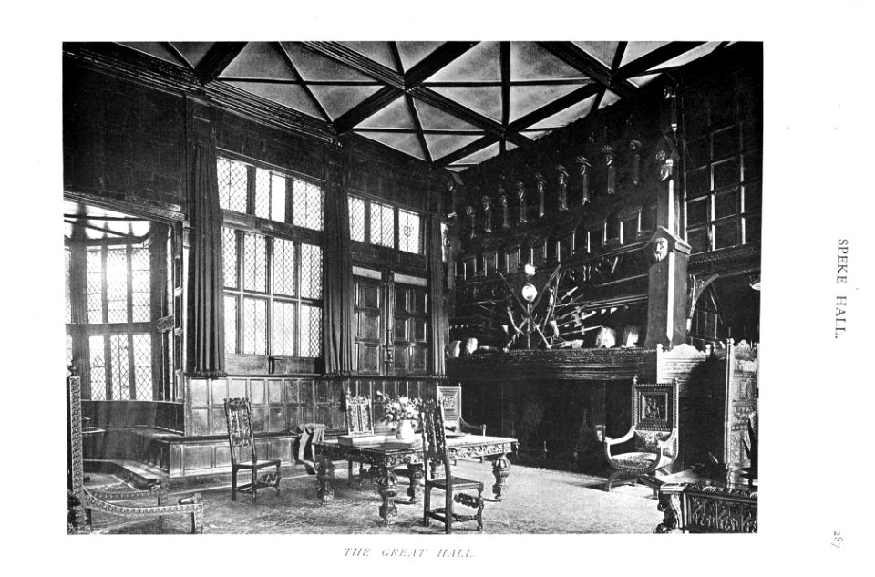In English Homes Vol 1 Speke Hall Lancashire the great hall 31295001575223 0304
