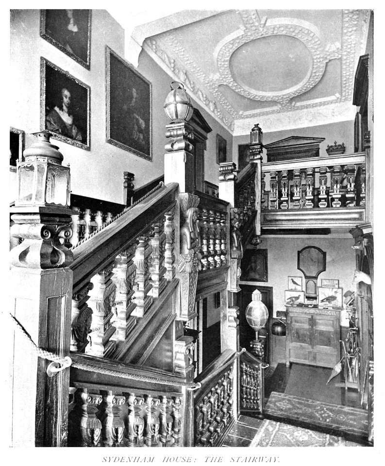 In English Homes Vol 1 Sydenham House the stairway 31295001575223 0020