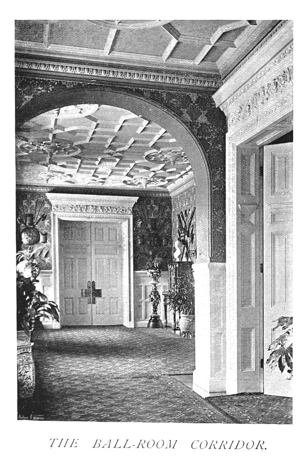 In English Homes Vol 1 Sandringham Norfolk the ballroom corridor 31295001575223 0337