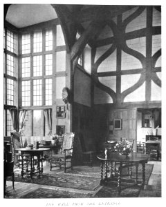 In English Homes Vol 1 The Deanery Garden Sonning the hall from the entrance 31295001575223 0281