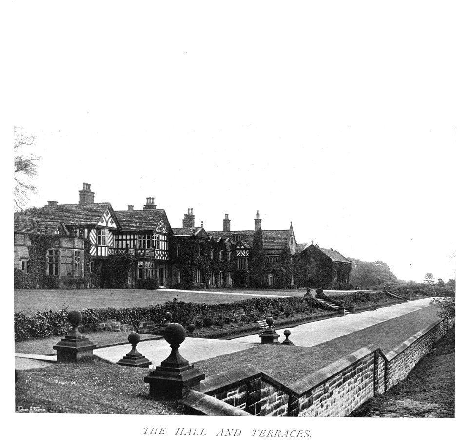 In English Homes Vol 1 Smithills Hall Bolton the hall and terraces 31295001575223 0312