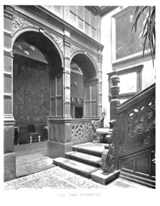 In English Homes Vol 1 West Dean Park Sussex the oak stairway 31295001575223 0373