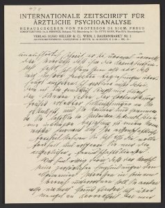 Image 4 of Sigmund Freud Papers- General Correspondence, 1871-1996; Jung, C. G.; From Freud; Originals; 1913