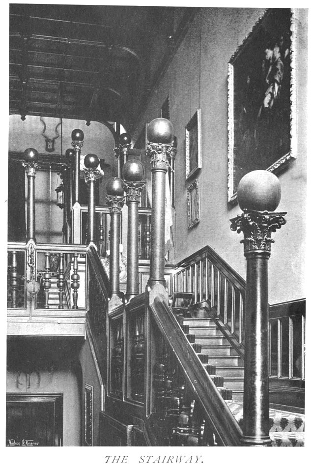 In English Homes Vol 1 Westwood Park Worcestershire the stairway 31295001575223 0275