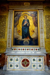 Immaculate Conception by Philip Veit, 1830 - Orsini Chapel - Trinità dei Monti - Rome, Italy - DSC04530